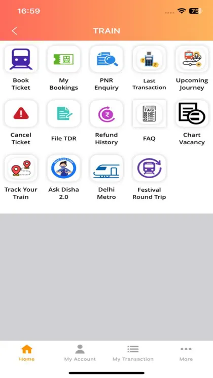 Screenshot 3 di 6 di IRCTC Rail Connect