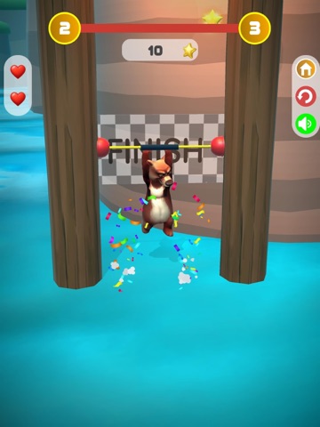 Falling Bear iPad screenshot