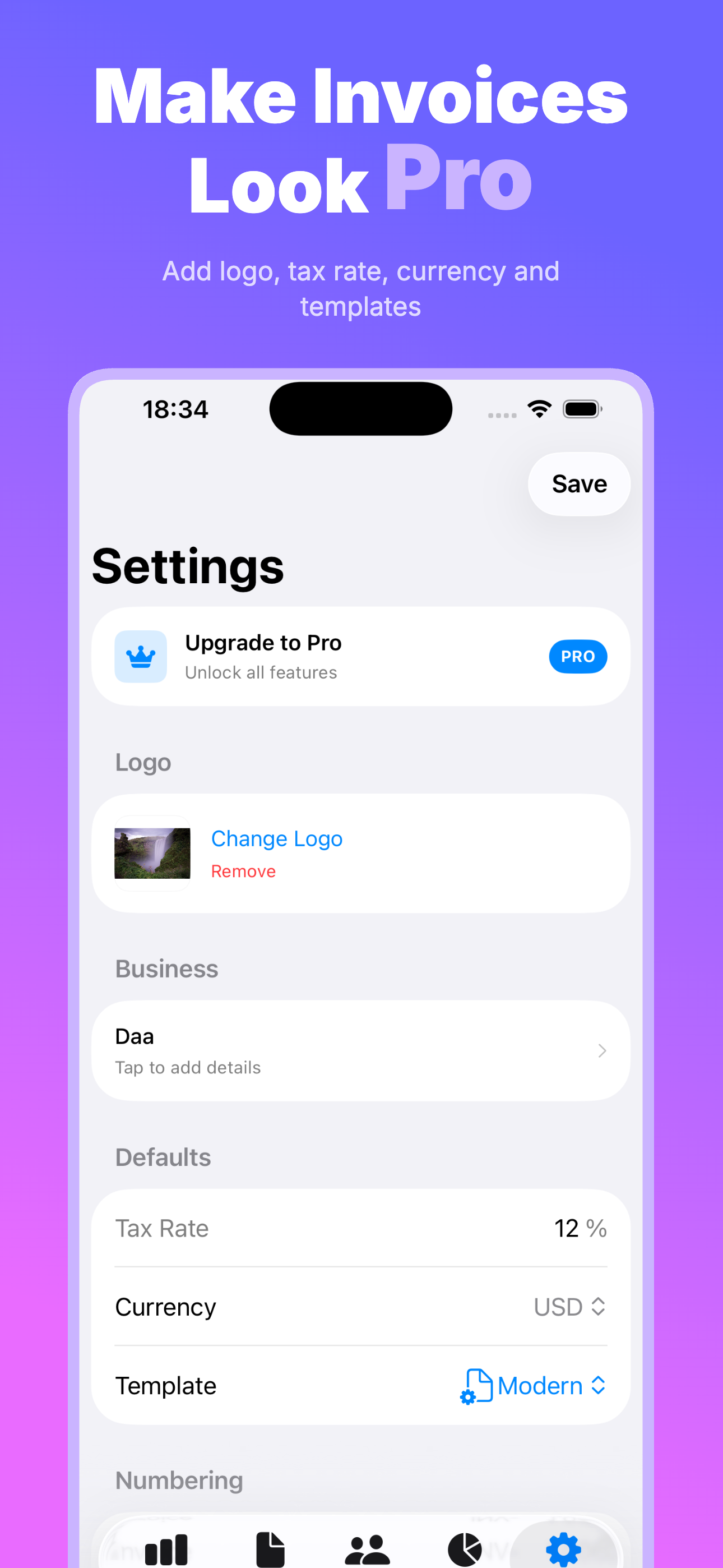 Invoice Maker: Estimate PDF screenshot 5
