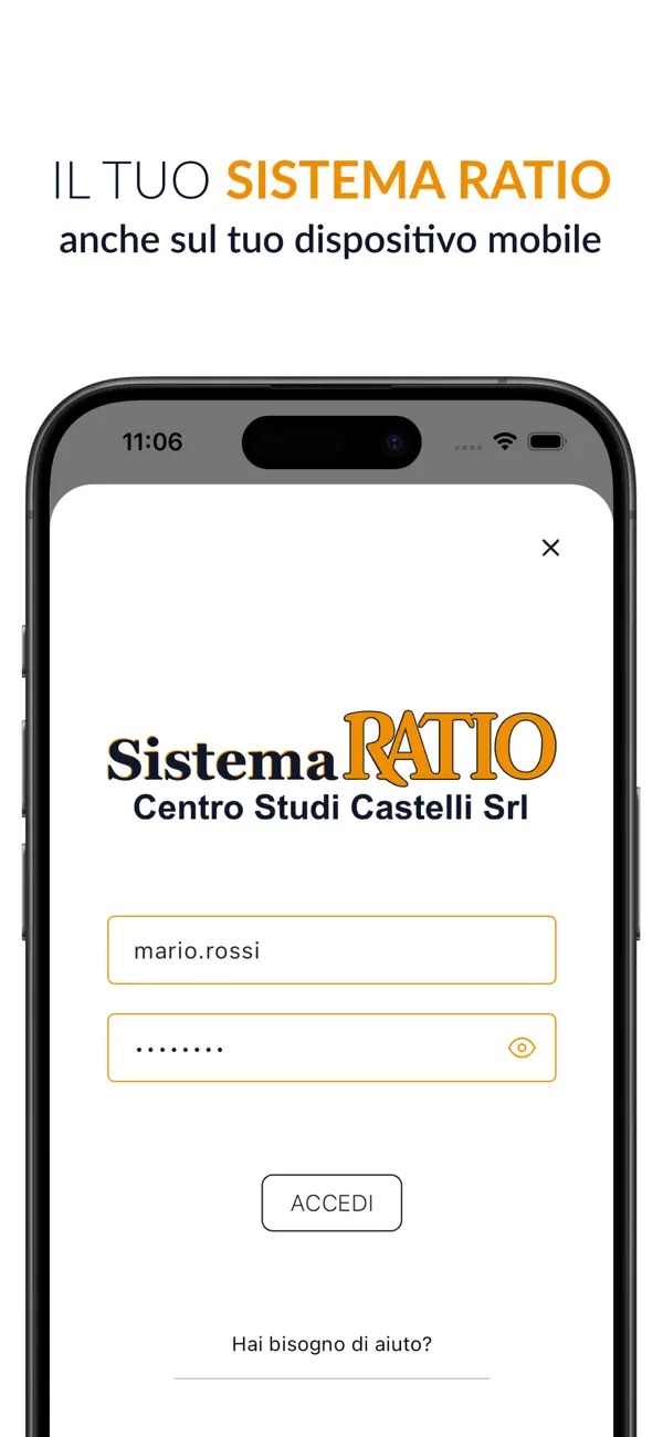 Screenshot #1 pour Sistema Ratio