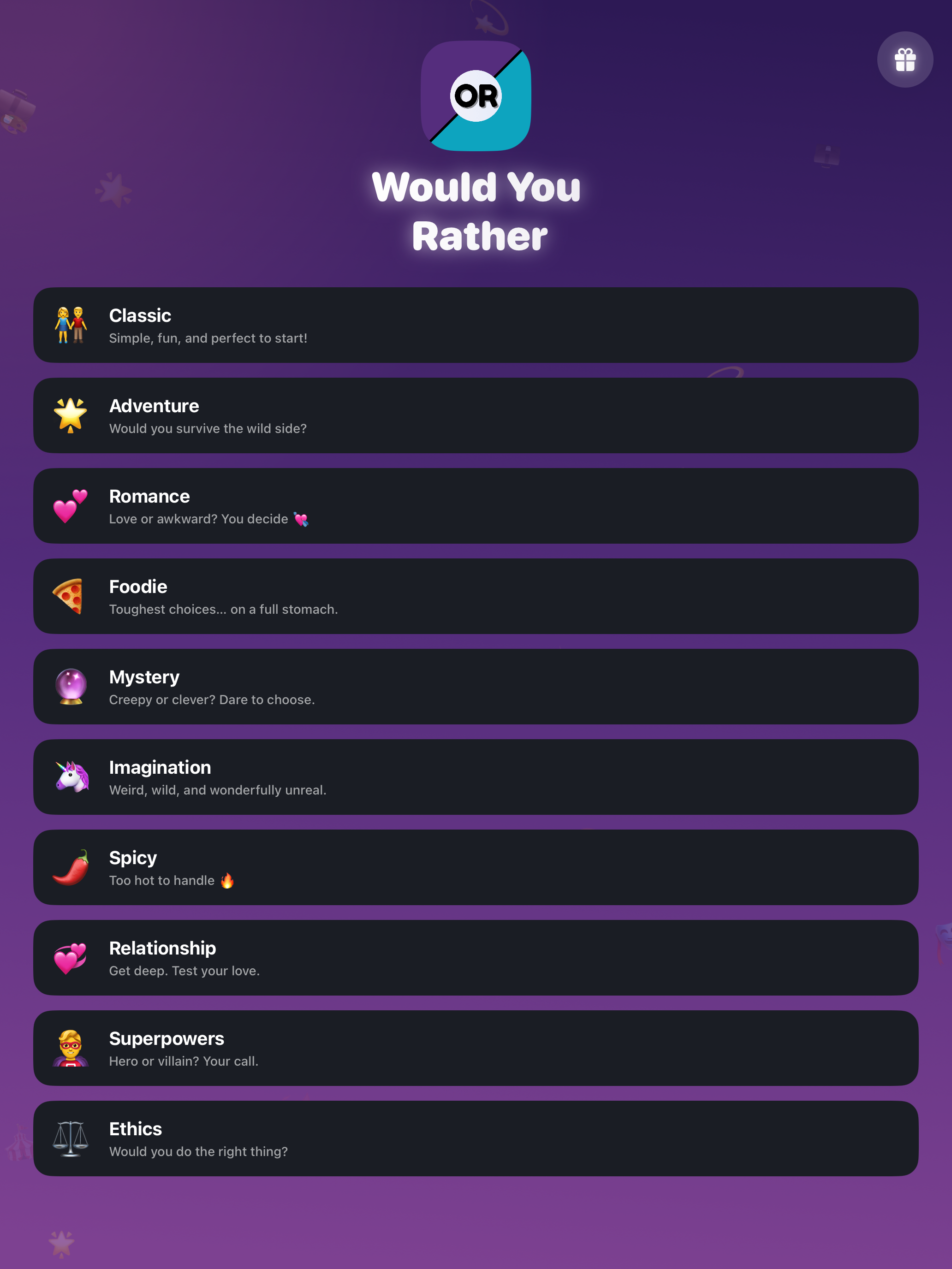 Would you rather? Adults +18 screenshot 7
