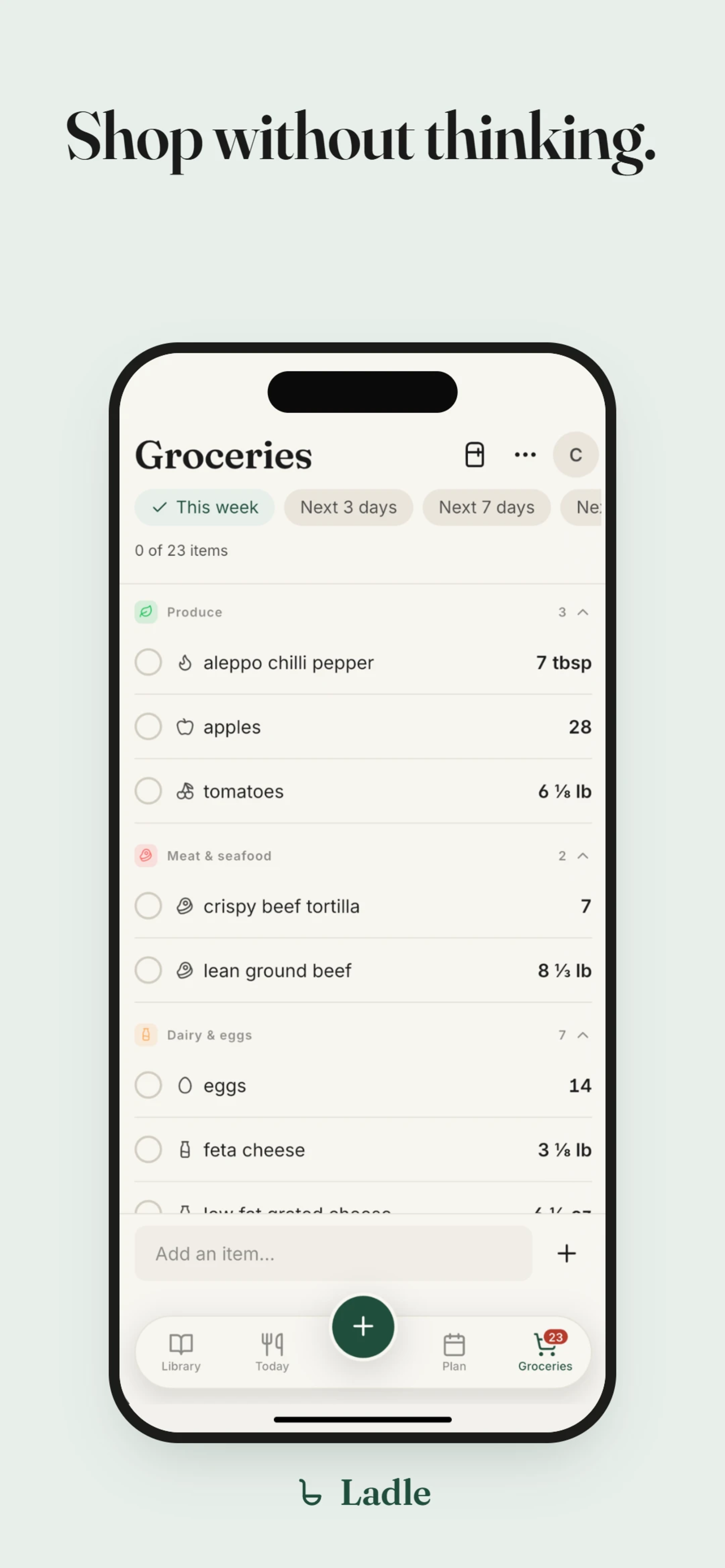 Ladle: Recipe & Meal Planner screenshot 7