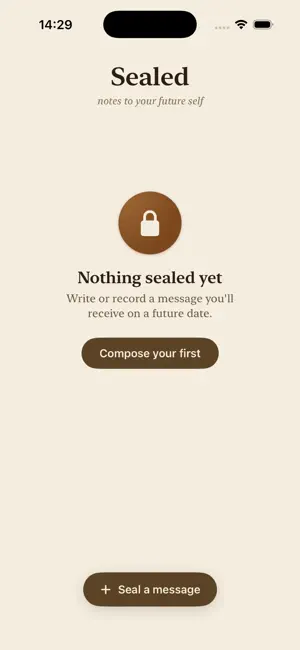 Sealed Notes screenshot 1