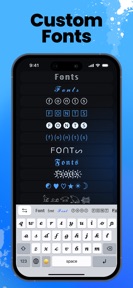Fonts＋Font Keyboard for iPhone screenshot