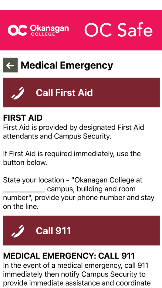 #4. OC Safe (iOS) 由: Okanagan College