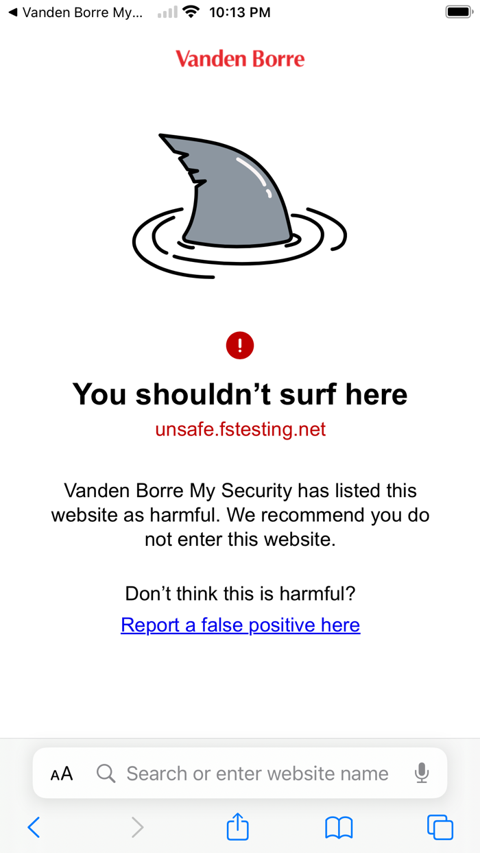 Vanden Borre - MySecurity
