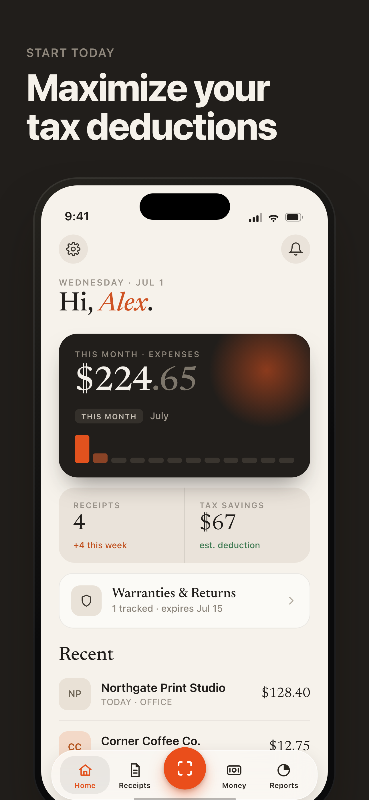 Receipt Scanner: Money Tracker screenshot 3