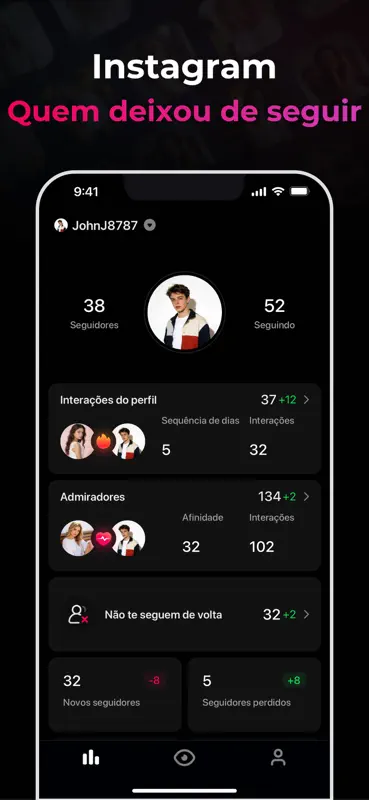 Reports Seguidores Tracker+ screenshot 1 of 8