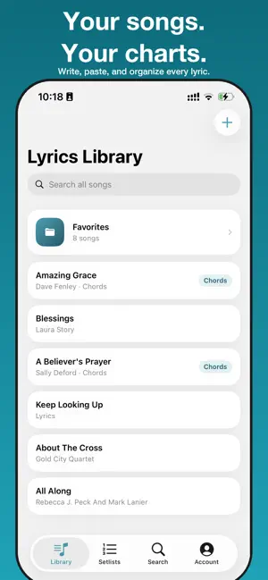 Lyrics Library screenshot 1