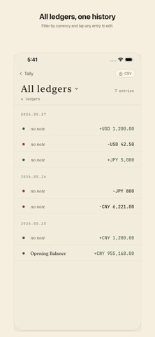 Tally: Simple Ledger Screenshot 4 of 5