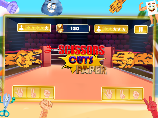 Rock Paper Scissor Epic War iPad screenshot