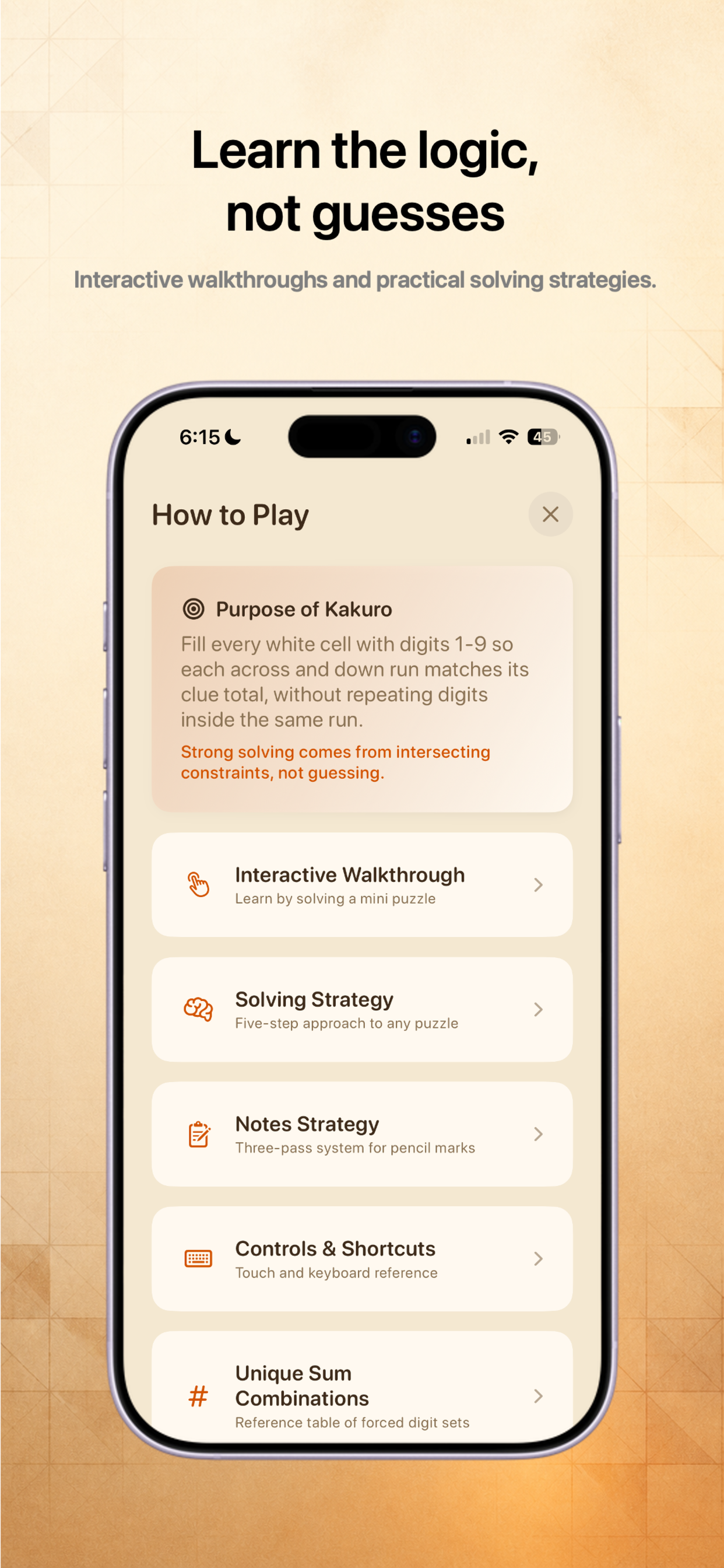 Play Kakuro! screenshot 4
