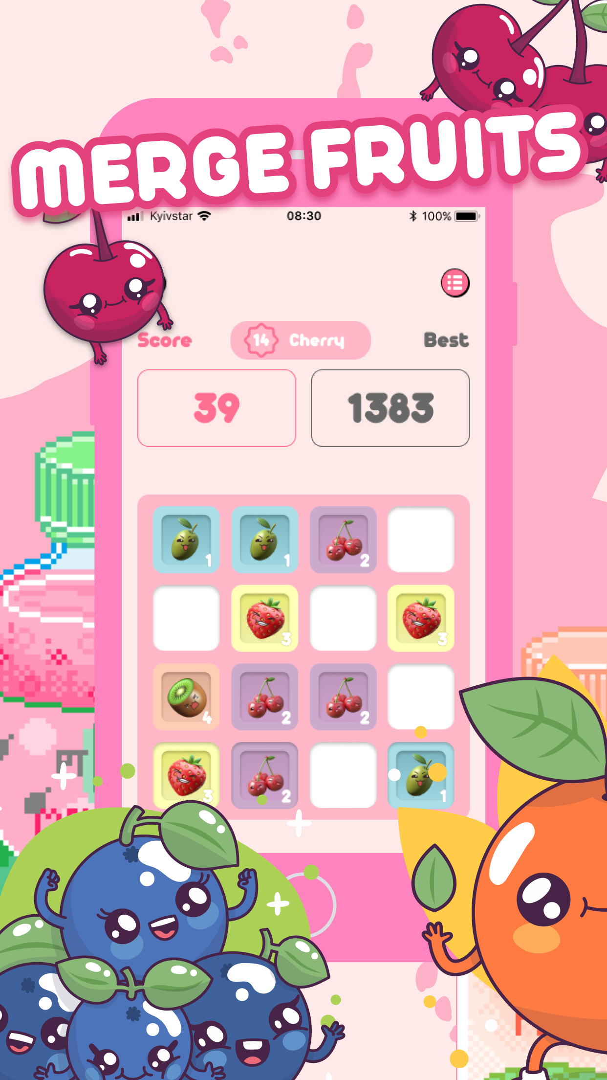 Merge Fruits: Puzzle Game