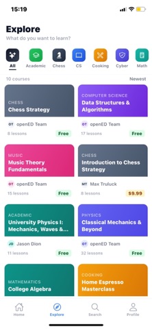 openED Learning Screenshot 2 of 5