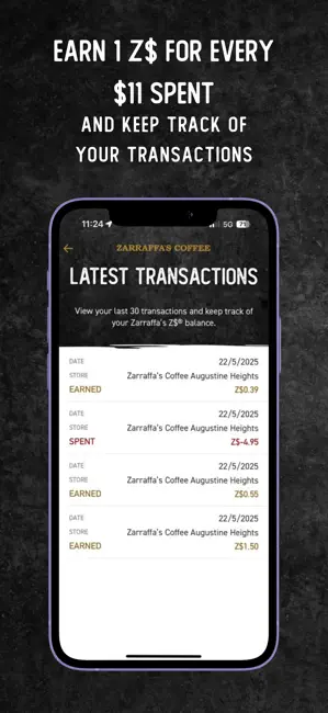 Zarraffa’s App iPhone screenshot 3