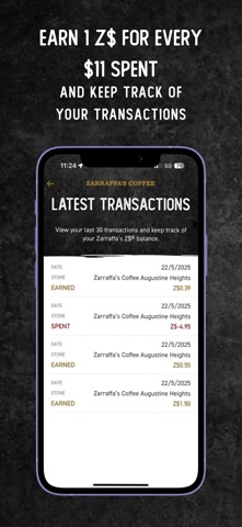 Zarraffa’s App iPhone screenshot 3