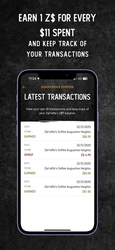 Zarraffa’s App screenshot 3 of 5