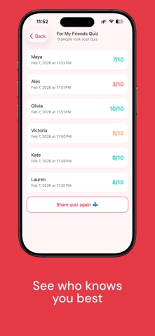 udunno: Couples & Friends Quiz screenshot