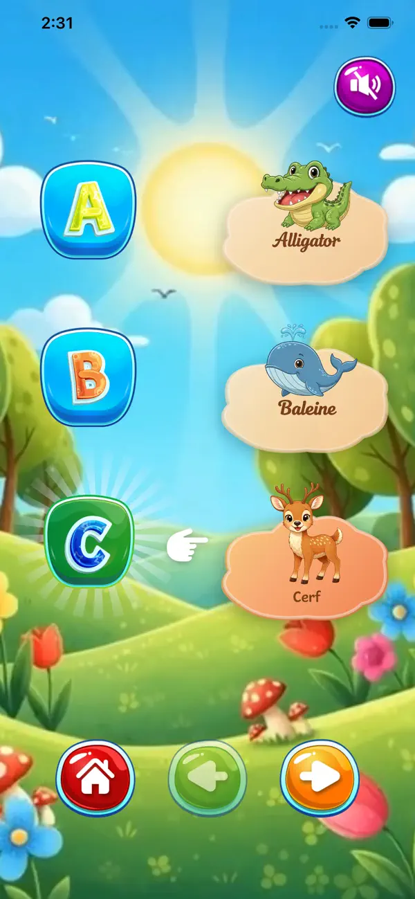 Screenshot #2 pour ABC Alphabet - Jeux éducatifs