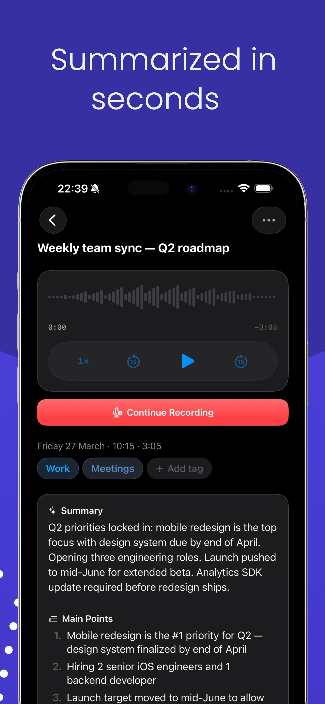Prism - AI Voice Notes