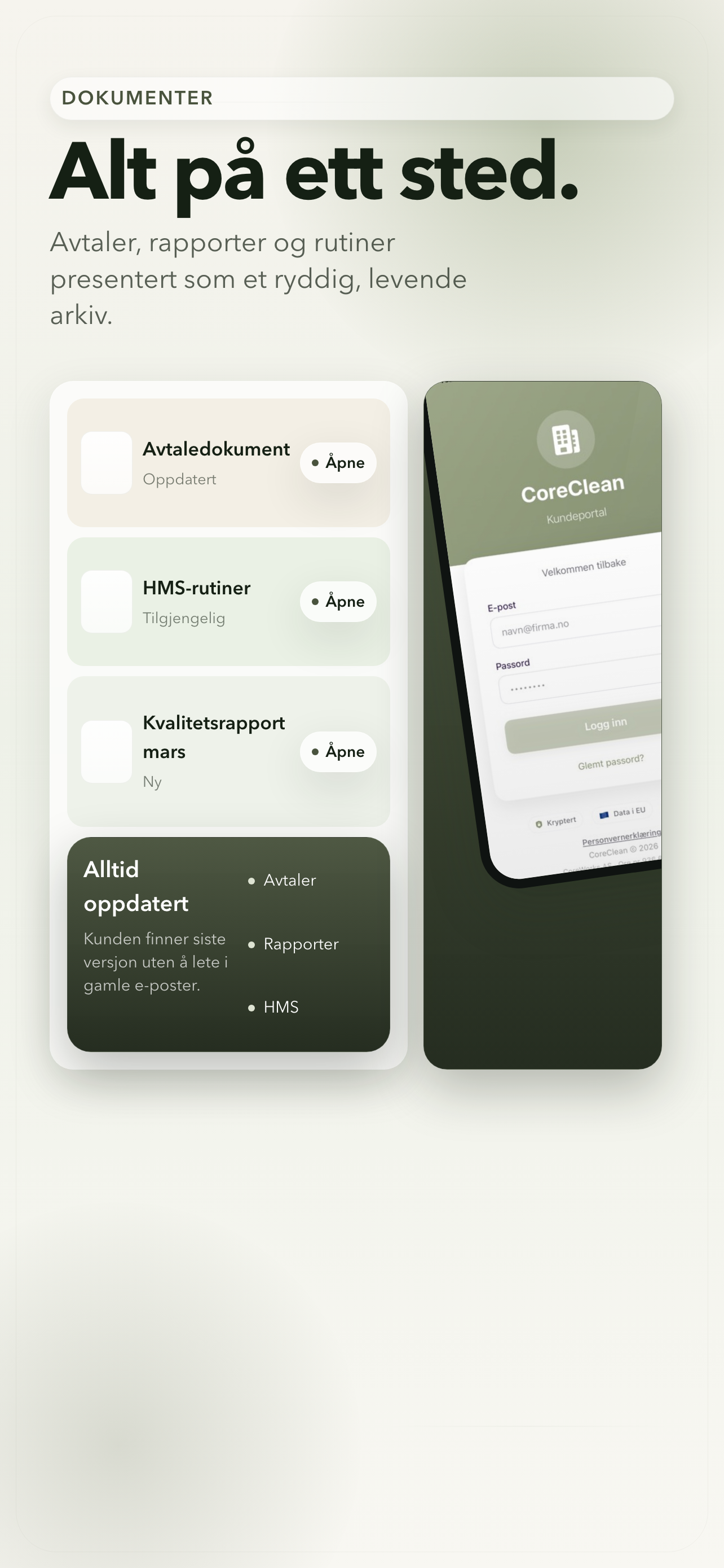 CoreClean Portal screenshot 8
