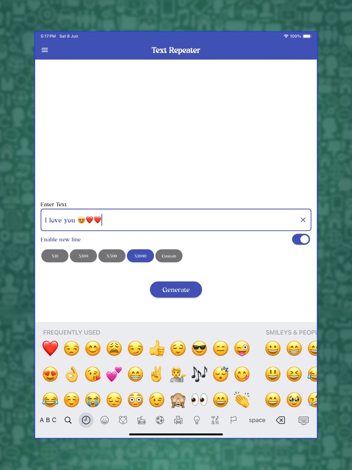 Text Repeater Repeat Text 10K