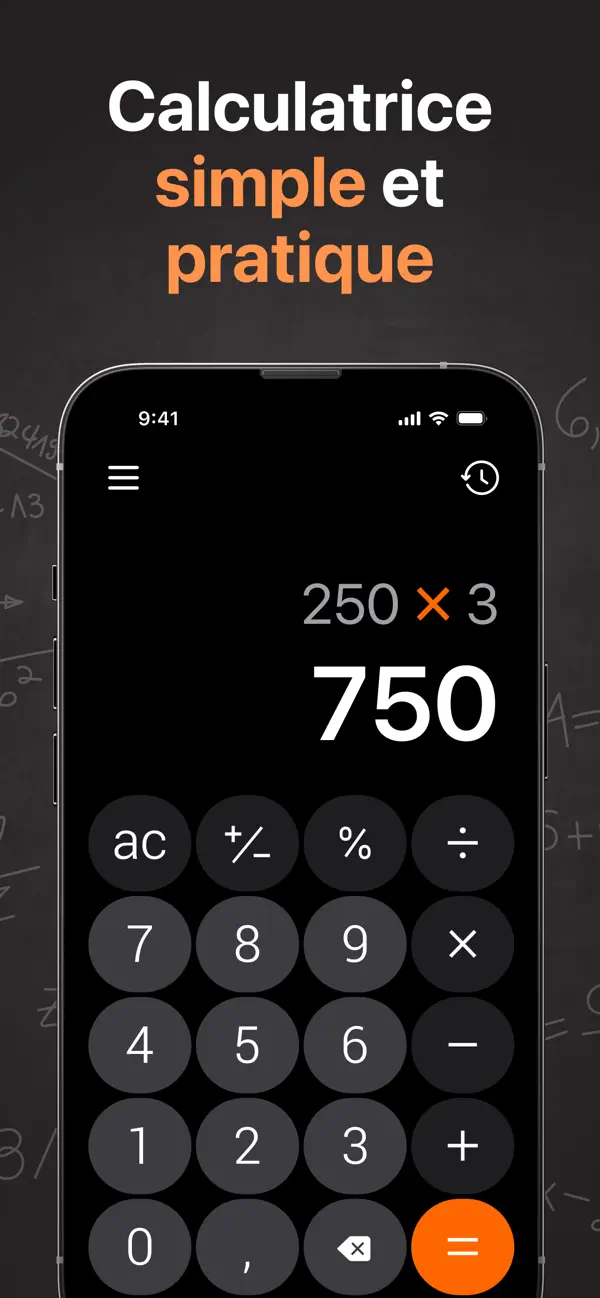 Screenshot #1 pour Calculatrice₊