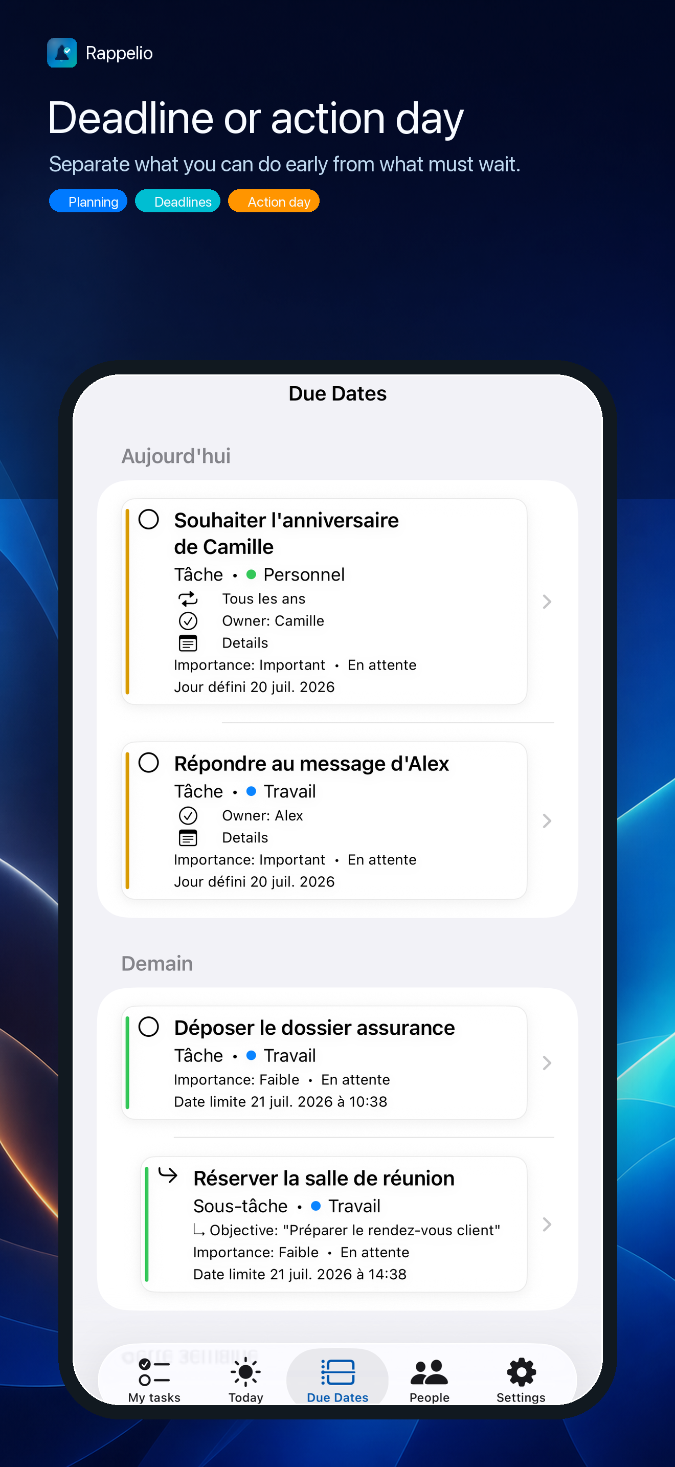 Rappelio screenshot 5
