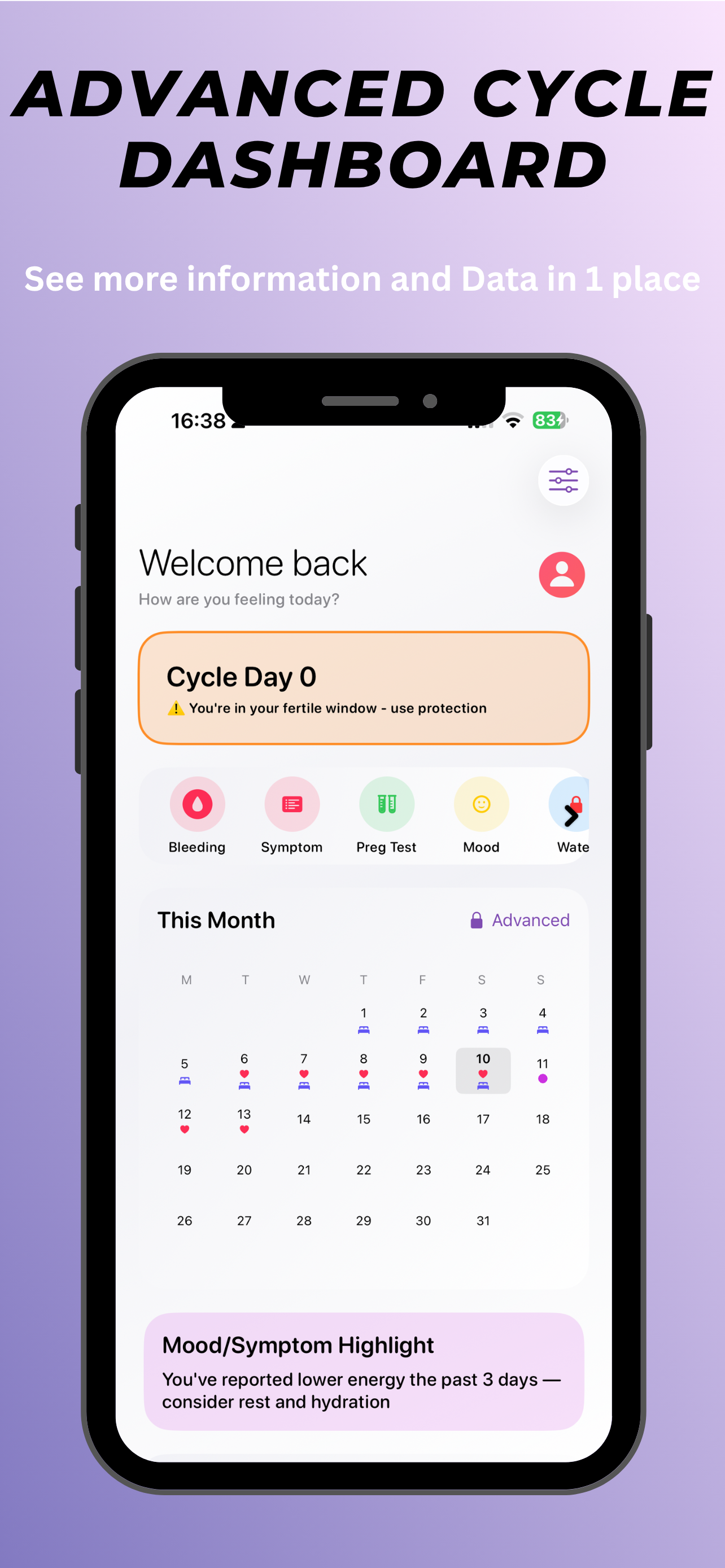 Period Tracking: Elva screenshot 4