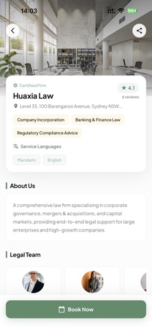 JHeng – Find the Right Lawyer iPhone screenshot 3