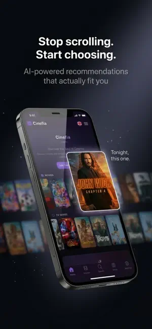 Cinefia: Movie & TV Picks screenshot 1