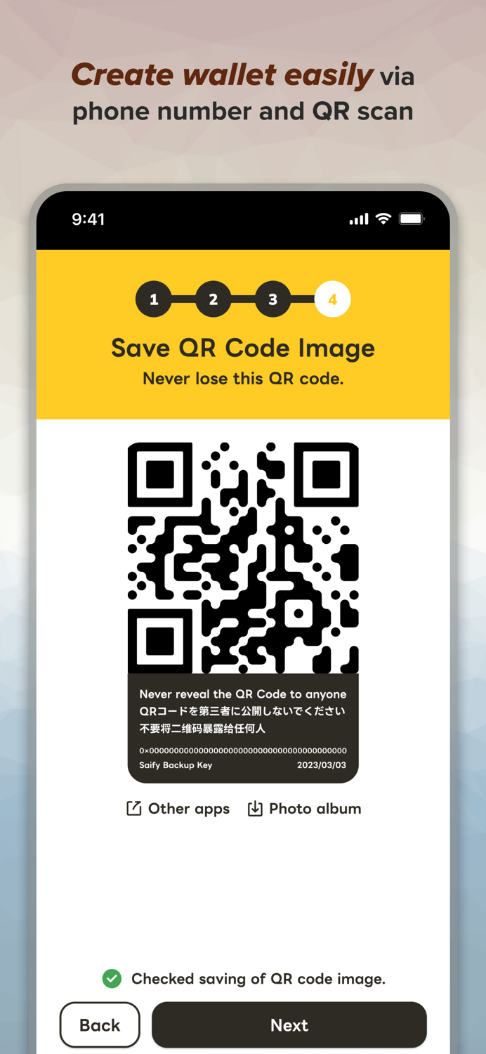 Saify Crypto  NFT Wallet