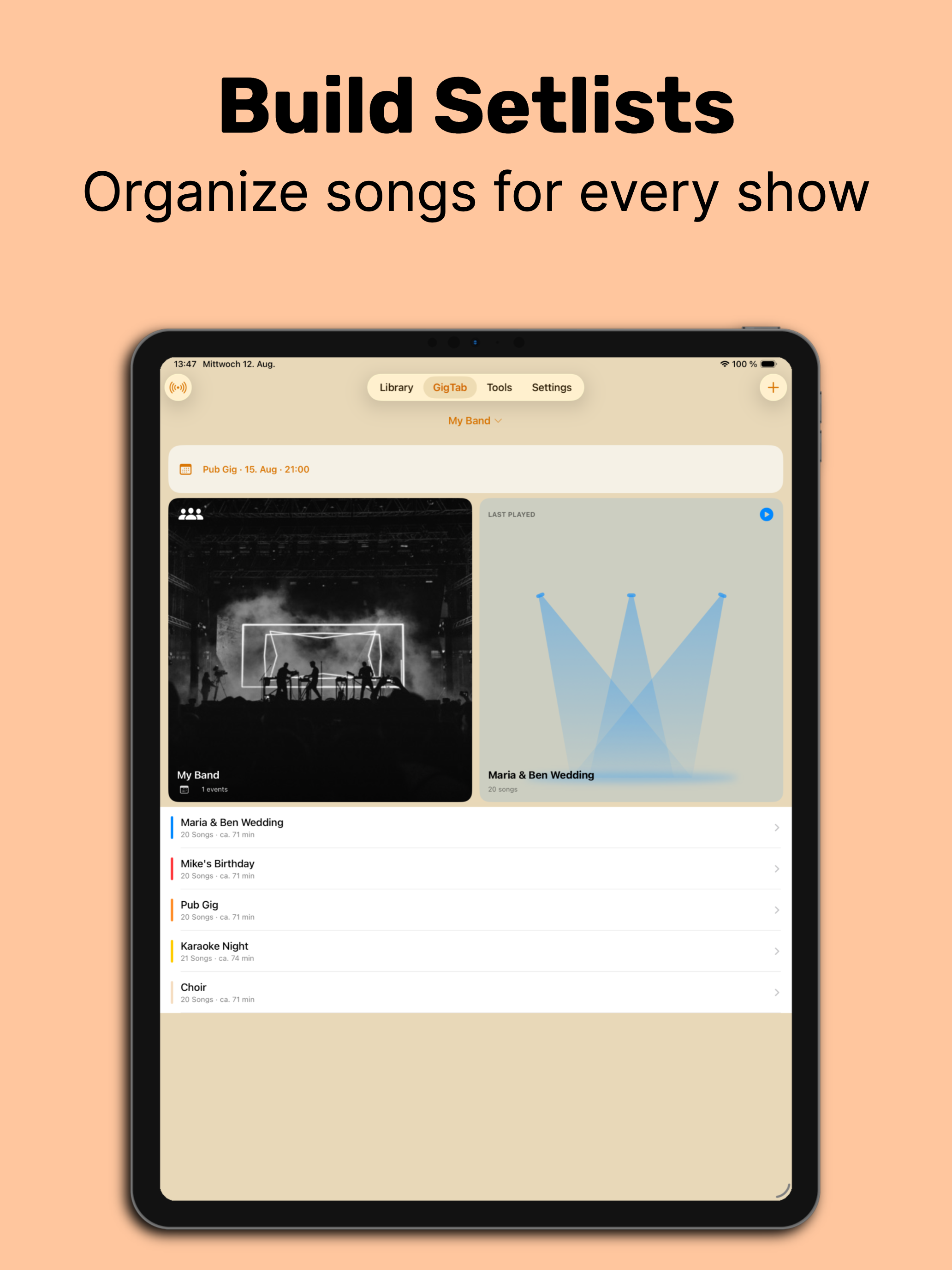 GigTab screenshot 7