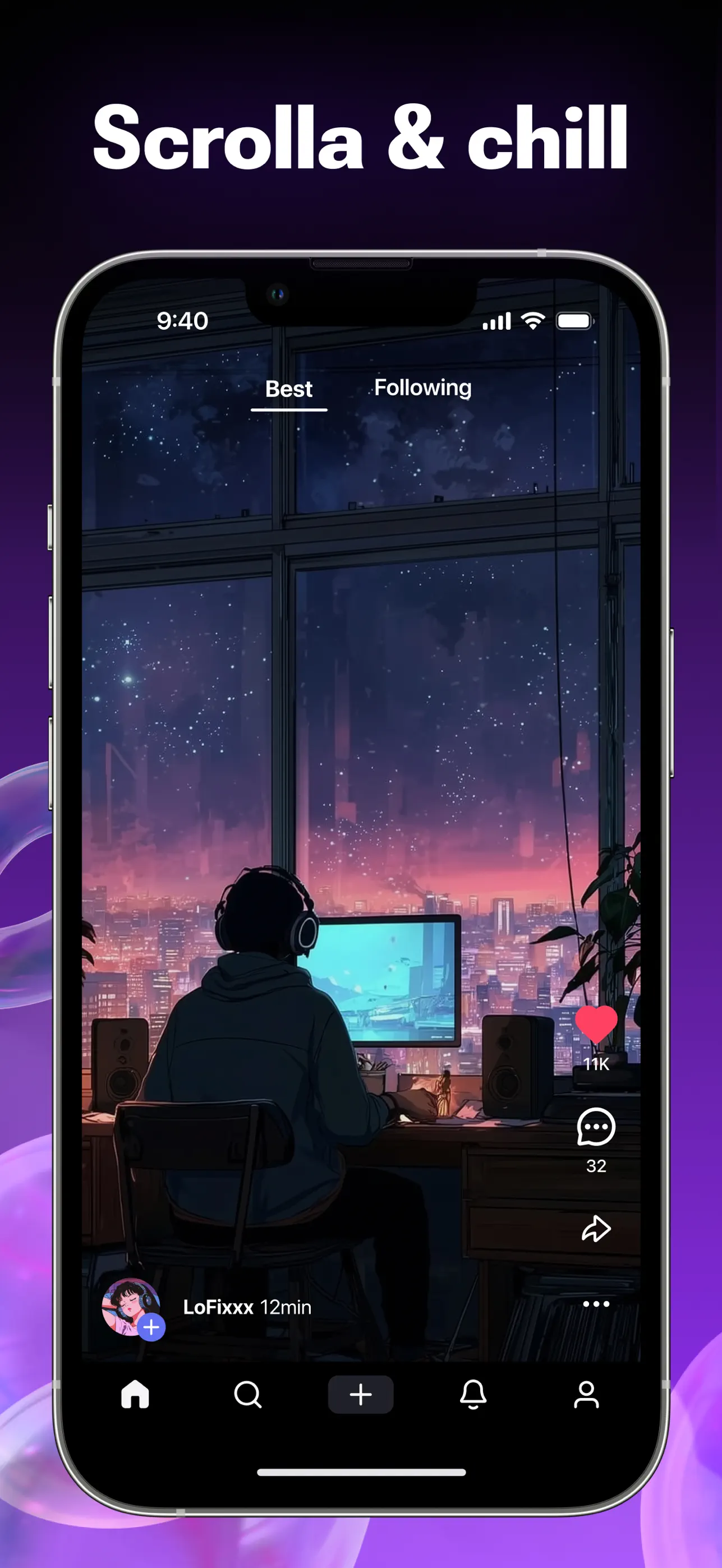 Scrolla: fun reels, no stress screenshot 1