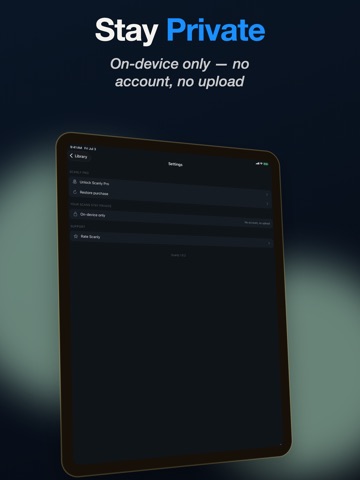 Scanly: Scan to PDF iPad screenshot