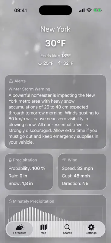 天気 + screenshot 3 of 6