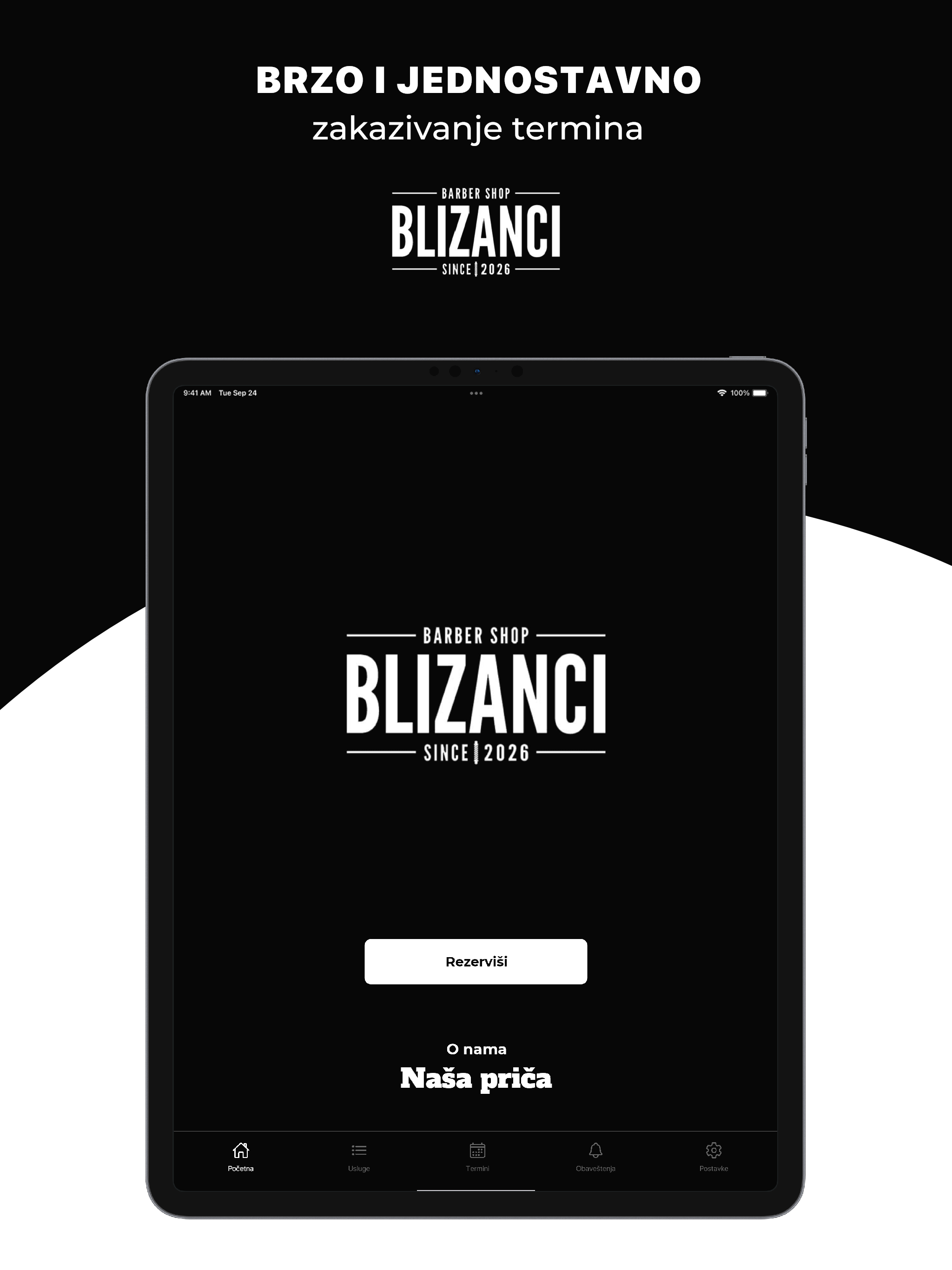 Blizanci barbershop