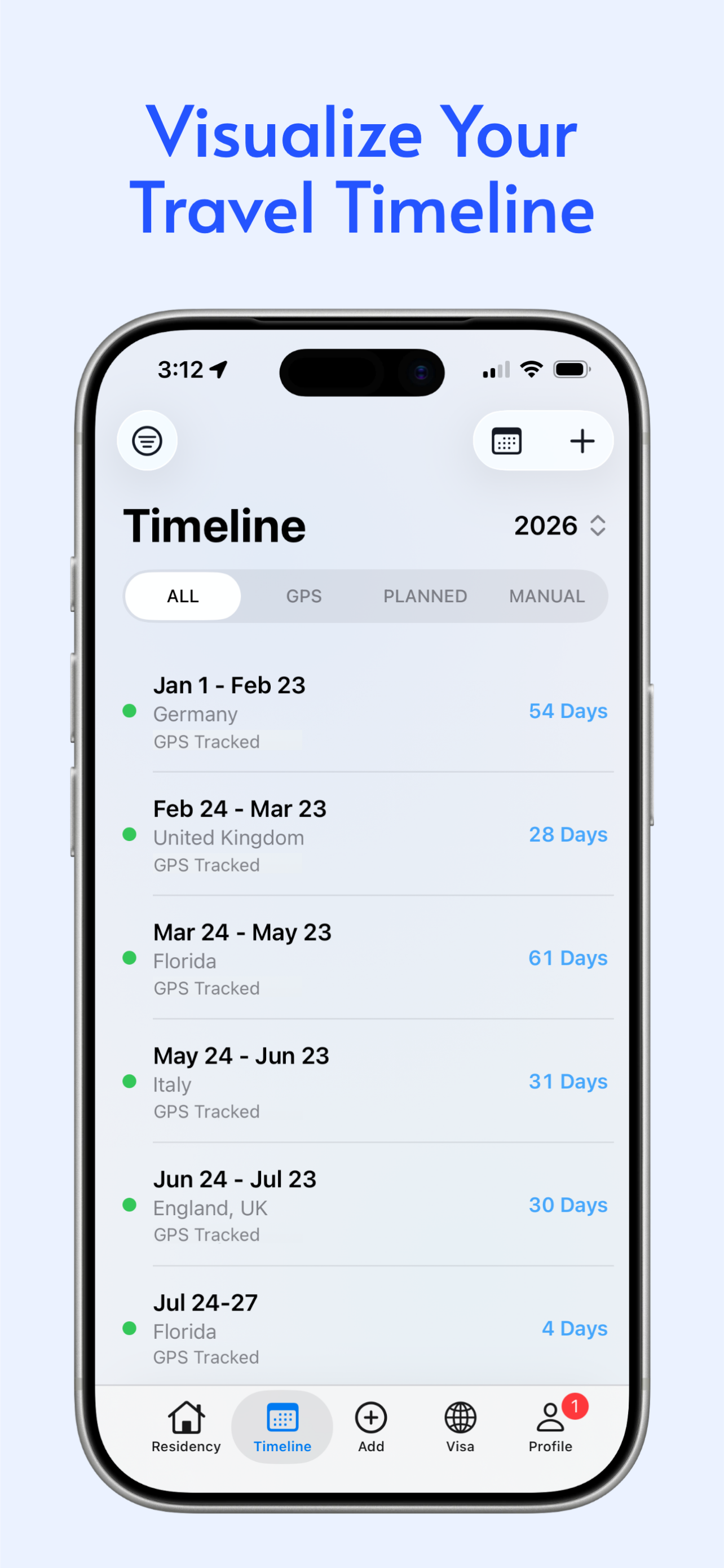 iReside: Tax Residency & Visa screenshot 4