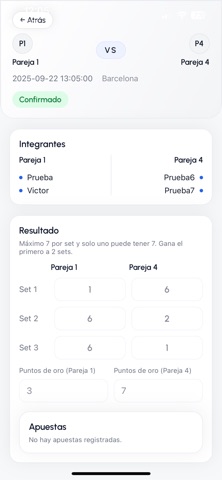 PadelDraft Screenshot 4 of 7