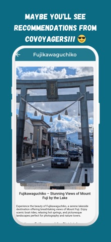 CoVoyage screenshot