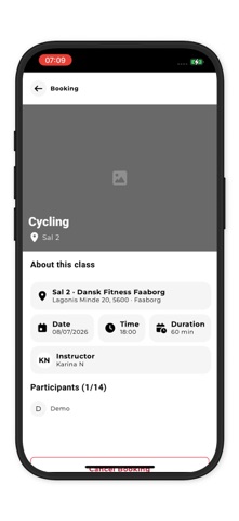 Dansk Fitness Faaborg screenshot