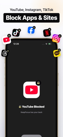 KeepFocus: Block Apps & Sites Screenshot 1 of 5
