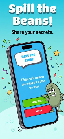 Confessions - Never Ever Game app screenshot