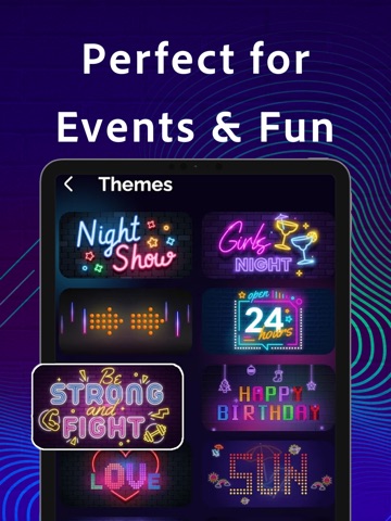 LED Banner – Scrolling Text iPad screenshot