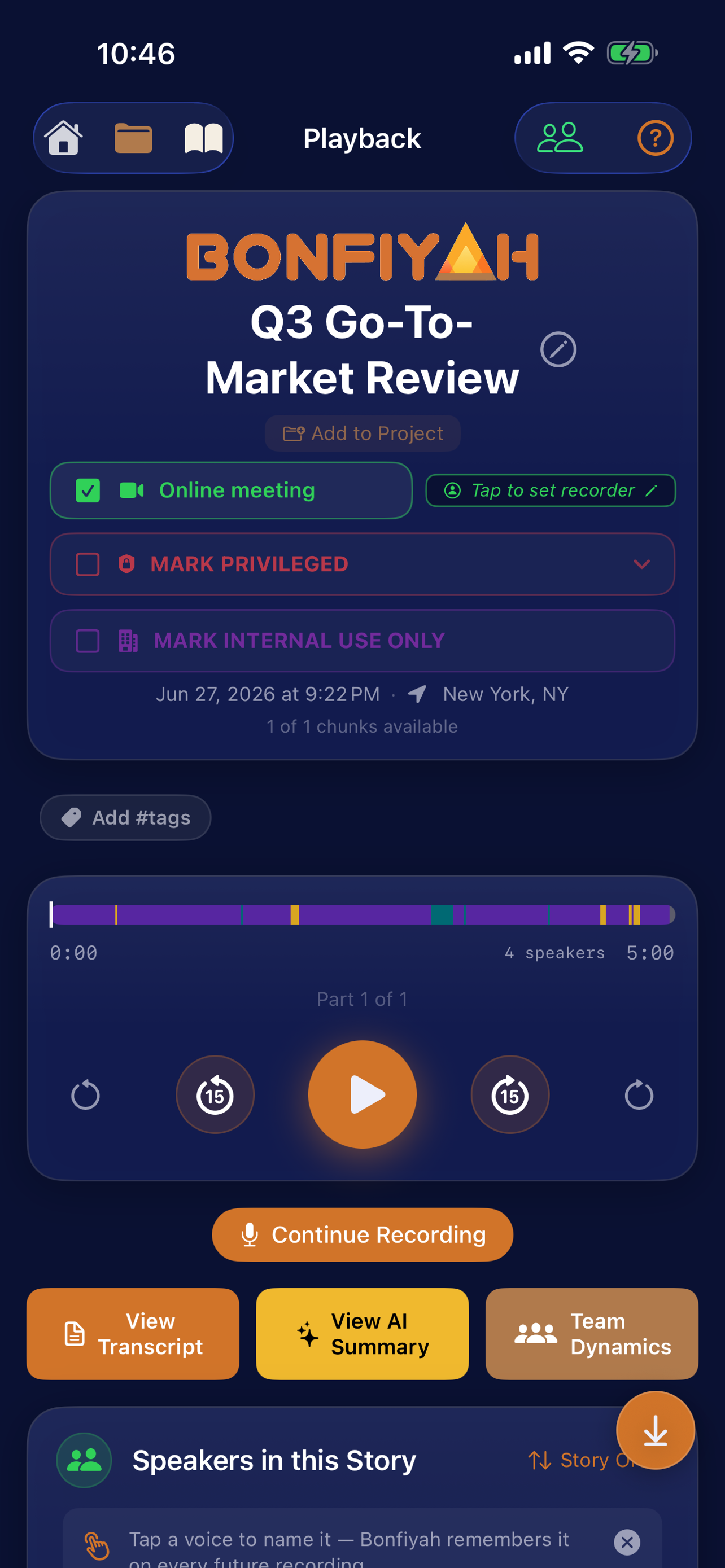 Bonfiyah: AI Conversations screenshot 3