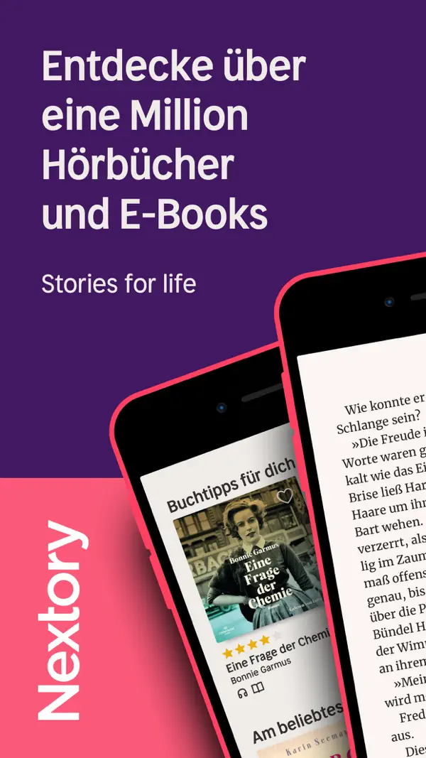 Nextory: Hörbücher & E-Books Screenshot 1