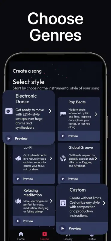 Boomy - AI Music Generator screenshot 3 of 6