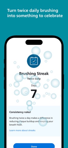 Philips Sonicare iPhone screenshot