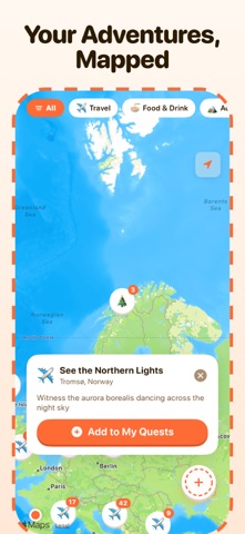 QuestMap: Bucket List Tracker Screenshot 1 of 5