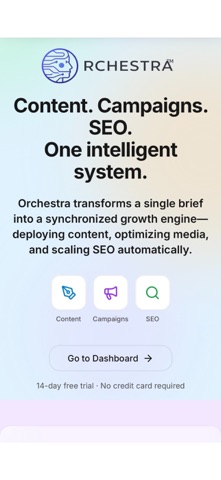 Orchestra Ads screenshot